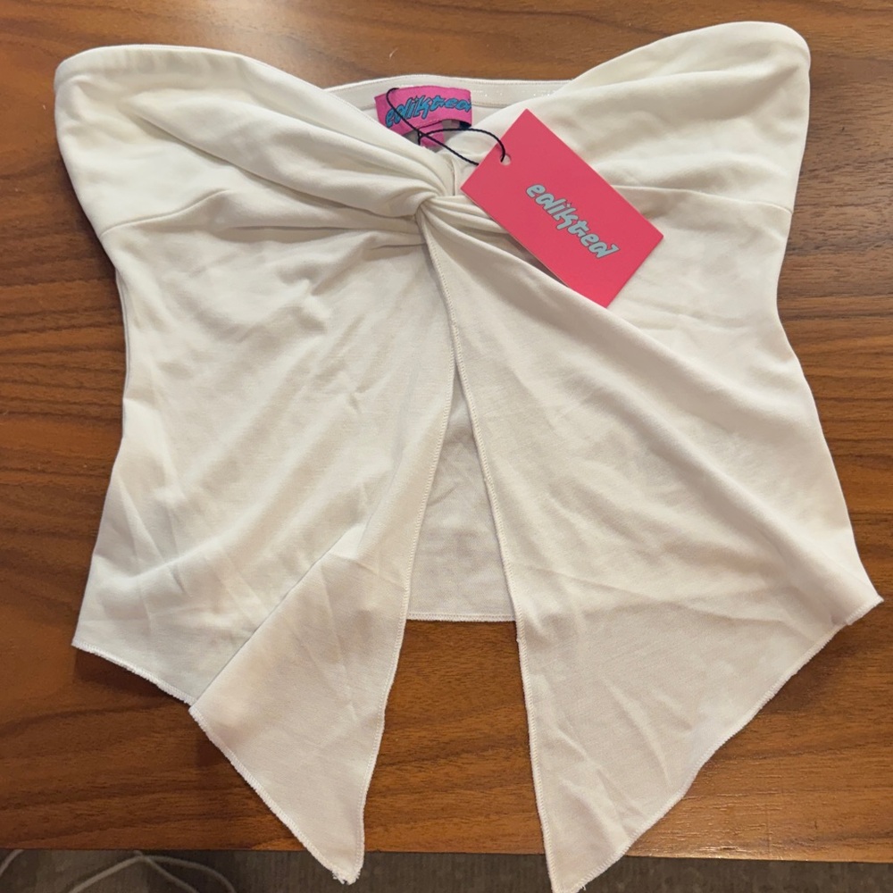 Edikted White Tube Top